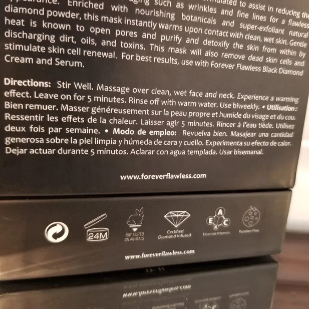 Black Diamond Infused Age defying Thermal Mask 50 Grams